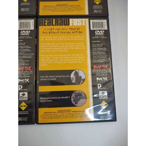 Street Racing: Real, Raw, Fast - Boxed Set (DVD, 2002, 4-Disc Set) - Picture 13 of 16